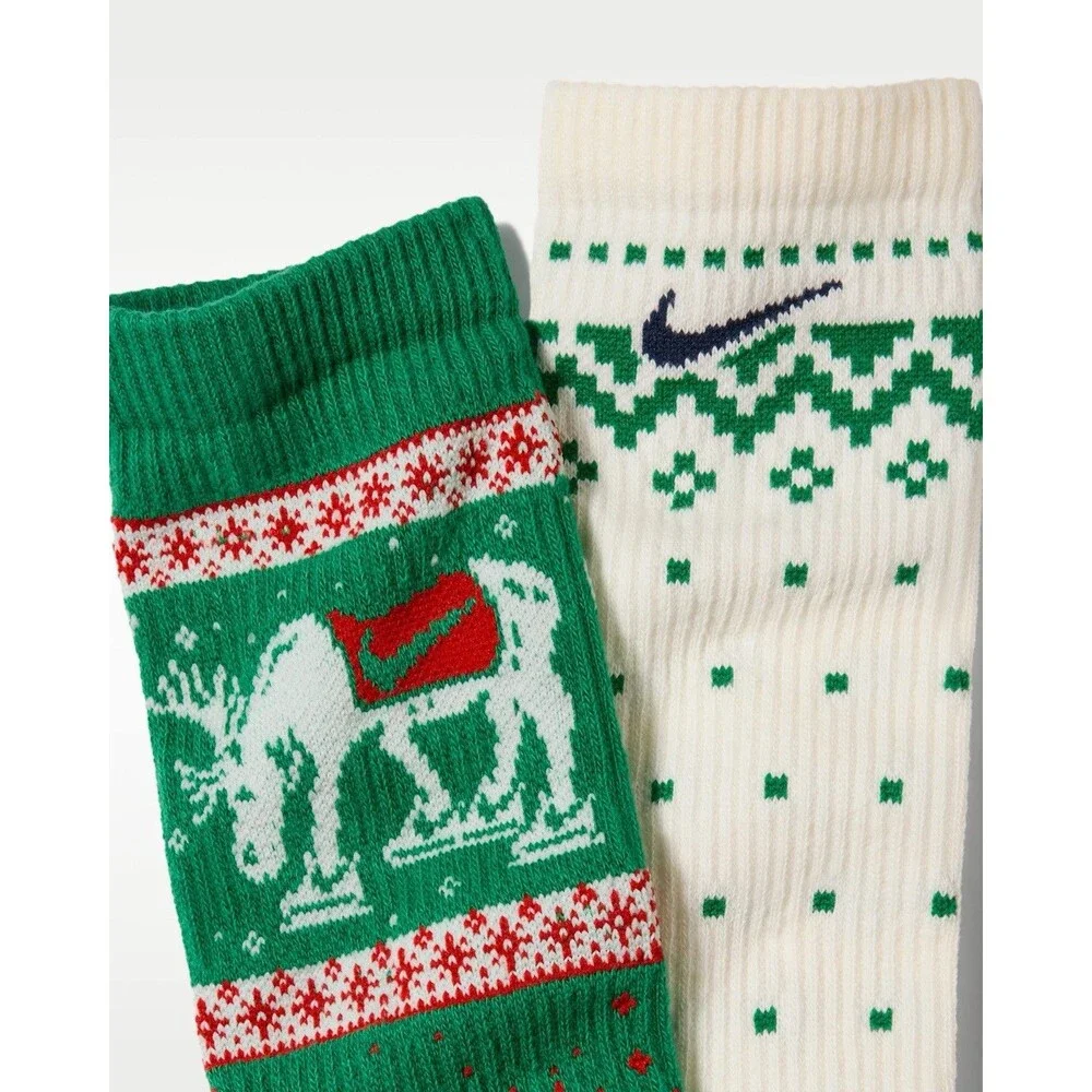 Nike Everyday Plus Cushioned Winter Wonderland Crew Socks
